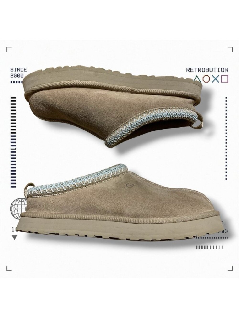 UGG Tazz Sand Slipper Tan Size 7 US Mens / Woman’s 8 US